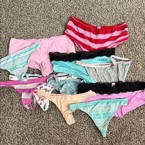 11 pairs vintage Victoria’s Secret panties